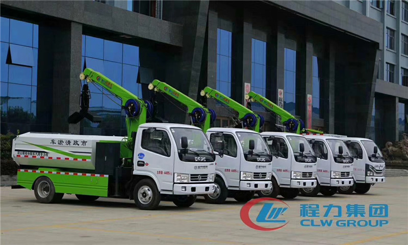 東風D7凱普特清洗吸污車集合了高壓清洗車跟吸污車兩種車型的功能