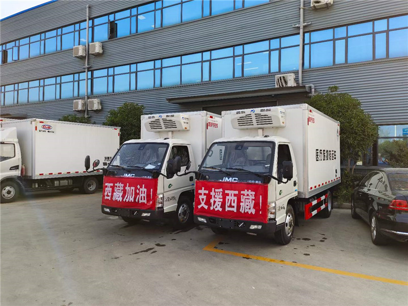 程力醫(yī)療廢物轉(zhuǎn)運(yùn)車支援西藏拉薩