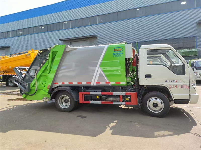 福田藍牌壓縮垃圾車批量發往廣東